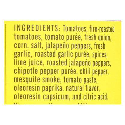 Desert Pepper Trading Roasted Tomato Chipotle Corn Salsa, Medium Hot (Pack of 6 - 16 Oz.)