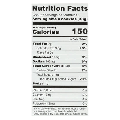 Kinnikinnick Chocolate Chip Cookies (Pack of 6 - 8 Oz.) Gluten-Free Indulgence