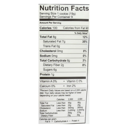 Emmy's Organics Chocolate Chip Cookies, Pack of 8, 6 Oz. Each