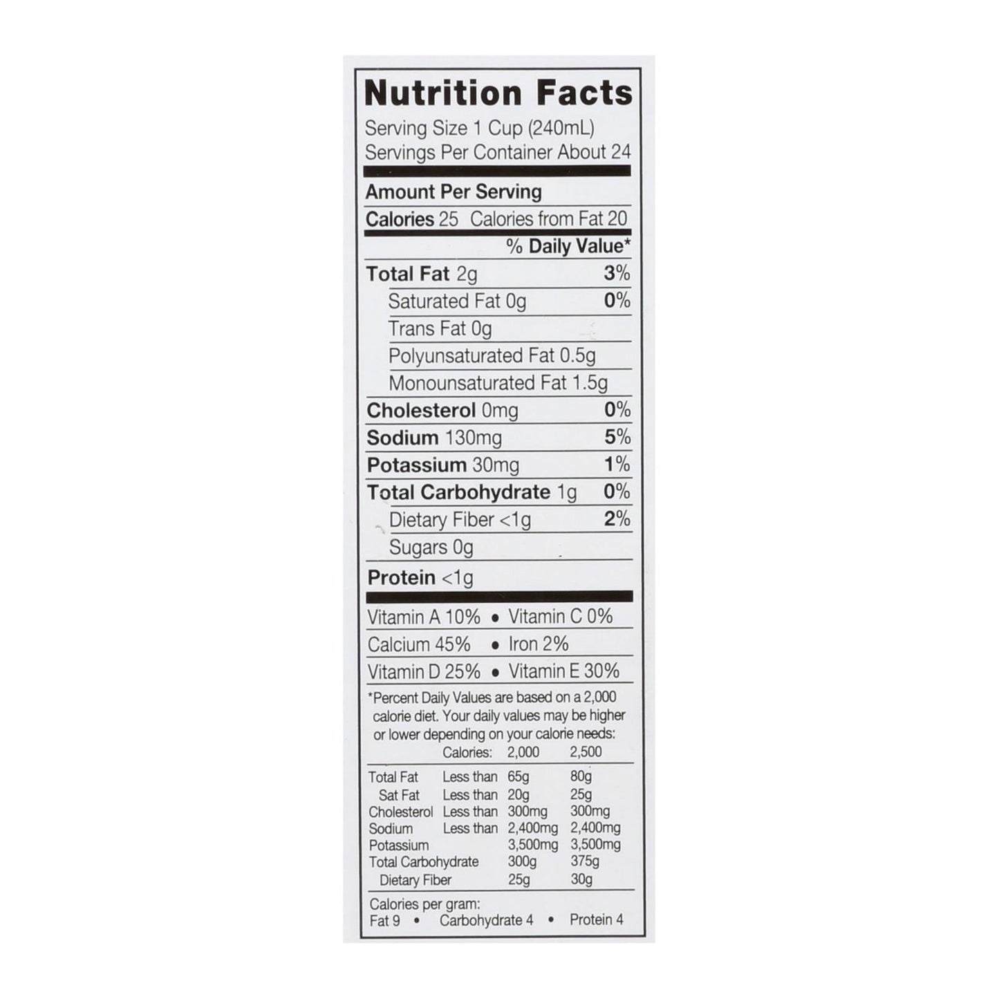 Silk Almond Milk Unsweetened Vanilla 6-Pack 32 Fl Oz.