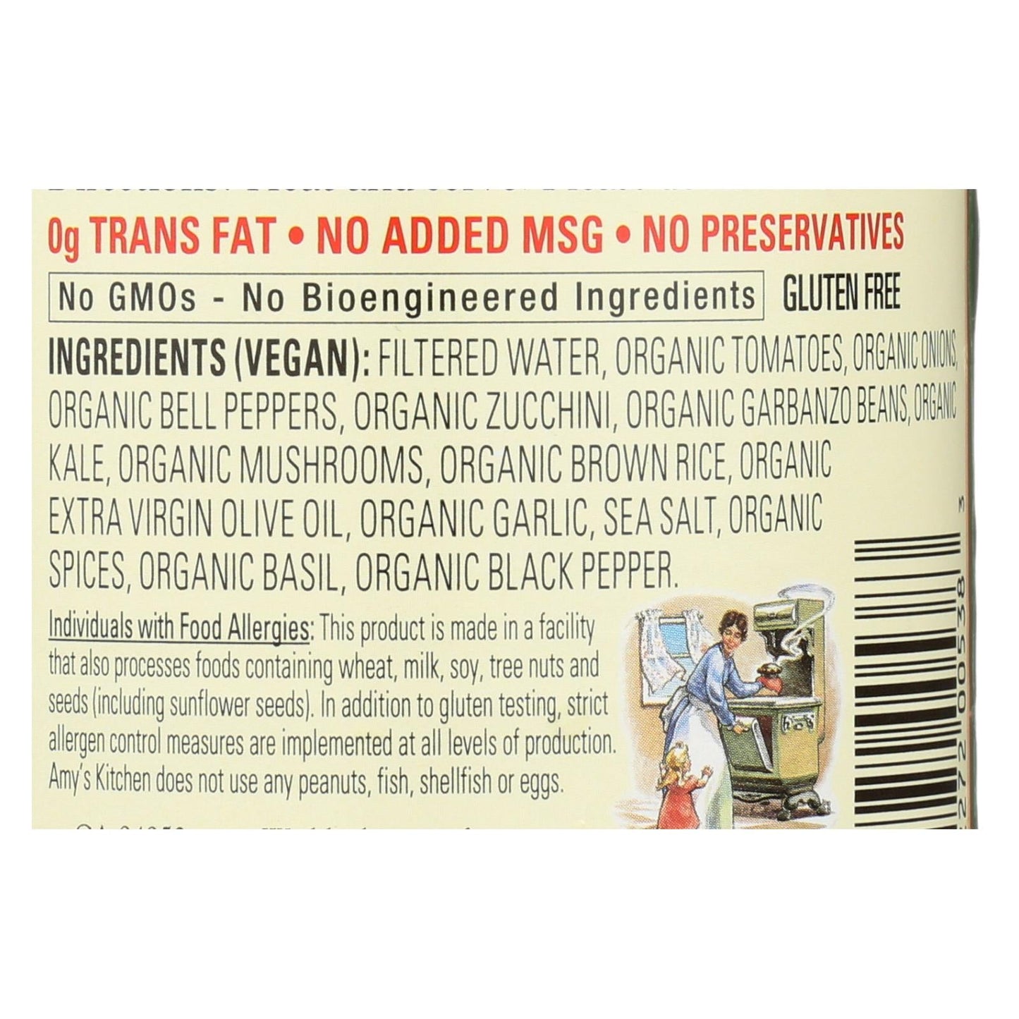 Amy's Hearty Italian Organic Vegetarian Soup (14 Oz., 12 Pack)