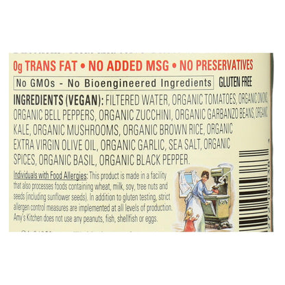 Amy's Hearty Italian Organic Vegetarian Soup (14 Oz., 12 Pack)