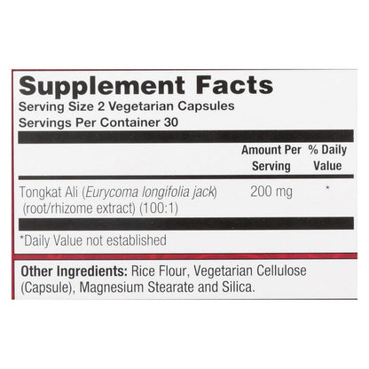 Natural Balance LongJack PowerMax Energy Support, 60 Capsules