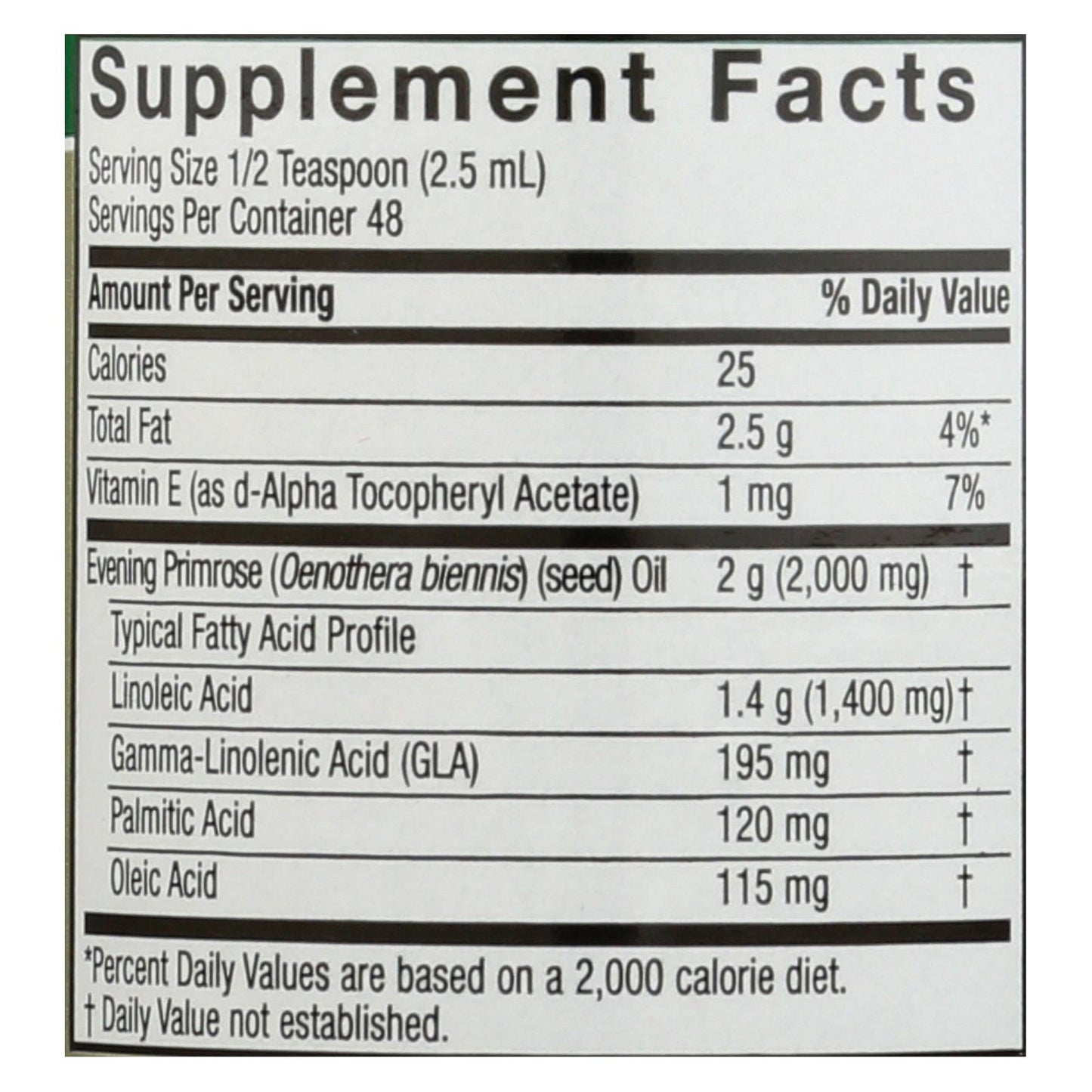 Nature's Answer Liquid Evening Primrose Oil - High-Quality Herbal Supplement - 4 Fl Oz (Pack of 4)