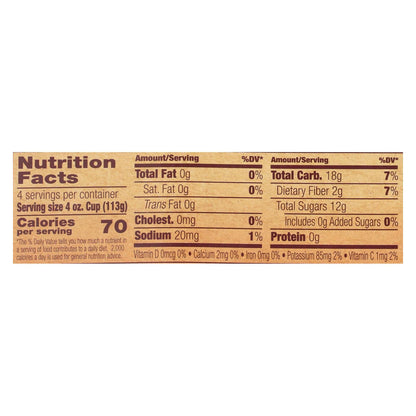 North Coast Organic Apple Sauce (Pack of 48 - 4 Oz.)