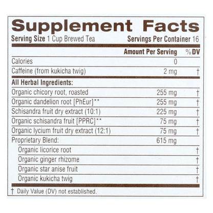Traditional Medicinals Everyday Detox Herbal Tea, 6 Packets of 16 Bags