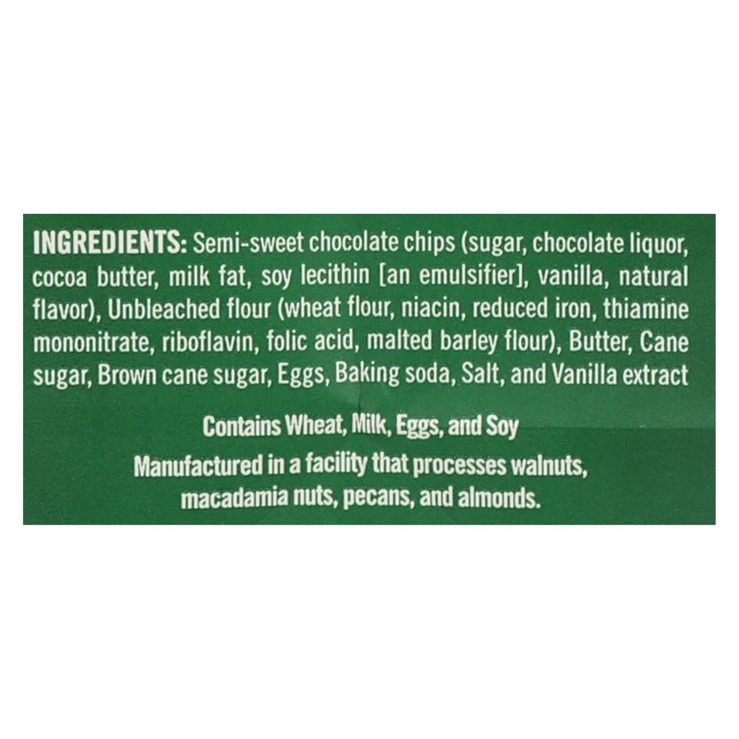 Tate's Bake Shop Gourmet Chocolate Chip Cookies, Pack of 12 — 7 oz Each