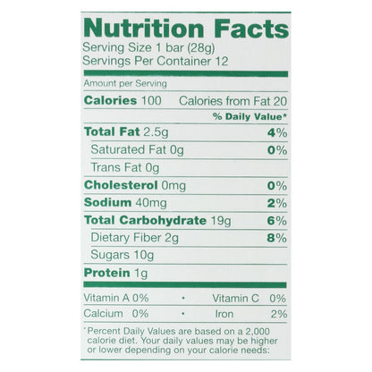 Nature's Bakery Stone-Ground Whole Wheat Fig Bar, 2 Oz., Apple Cinnamon Flavor (Pack of 6)