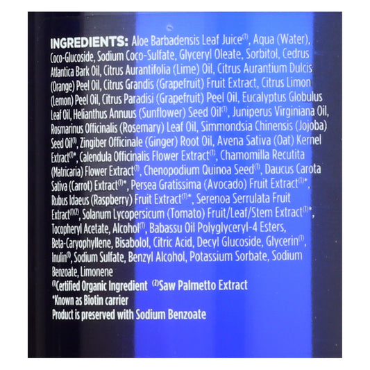 Avalon Organics Biotin B-Complex Therapy Thickening Shampoo: Nourish & Thicken Hair (14 Fl Oz)