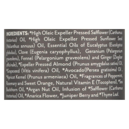 Soothing Touch Ayurveda Peppermint & Rosemary Muscle Comfort Bath Body & Massage Oil (4 Oz.)