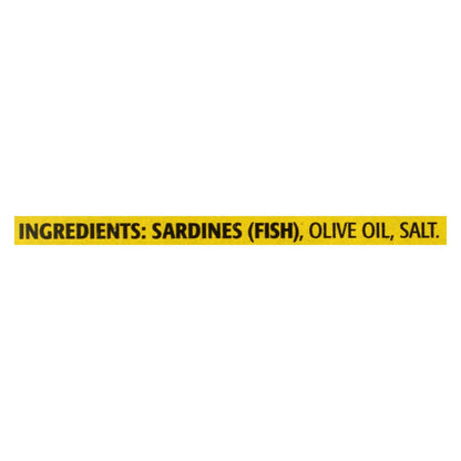 Season Brand Sardines in Pure Olive Oil, Salt Added  Pack of 12 (4.375 Oz)