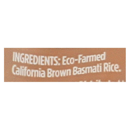 Lundberg Organic Brown Basmati Rice, 12 Lb.