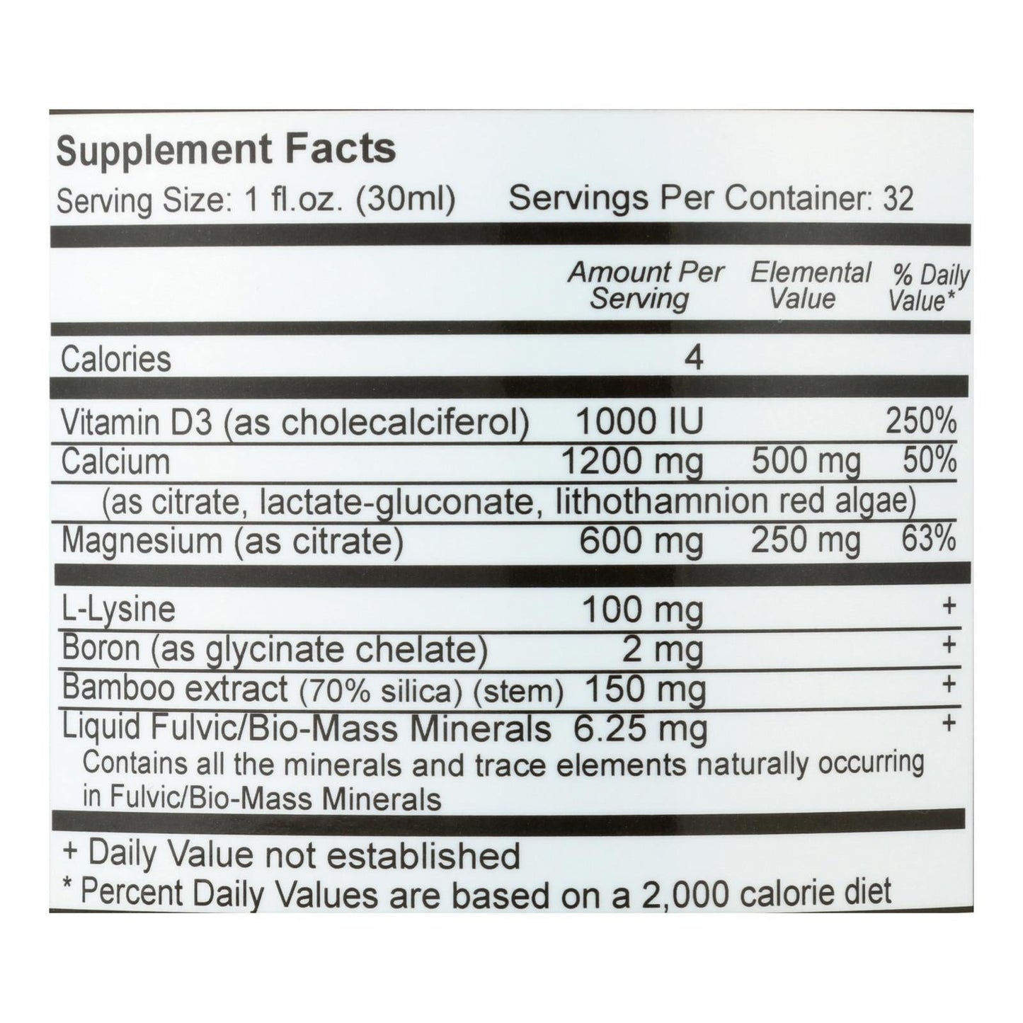Vital Earth Minerals Cal-Mag Liquid Calcium Magnesium Supplement