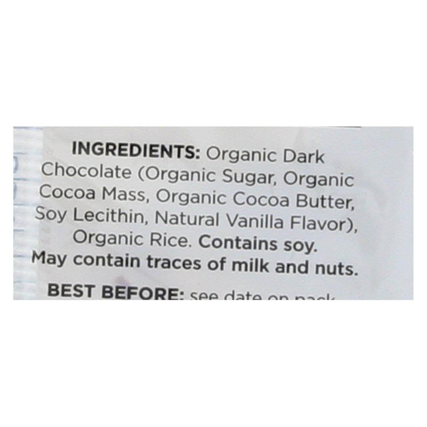 Element Organic Dipped Rice Cakes: Delightful Dark Chocolate - 6 Pack, 3.5 Oz. Each