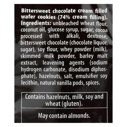 Loacker Quadratini Dark Chocolate Wafer Cookies, 8.82 Oz. Pack of 6