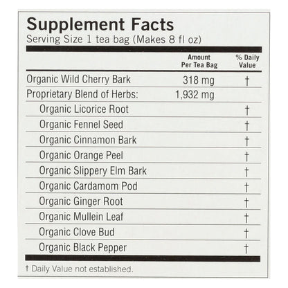 Yogi Organic Throat Comfort Tea, 16 Tea Bags (Pack of 6)