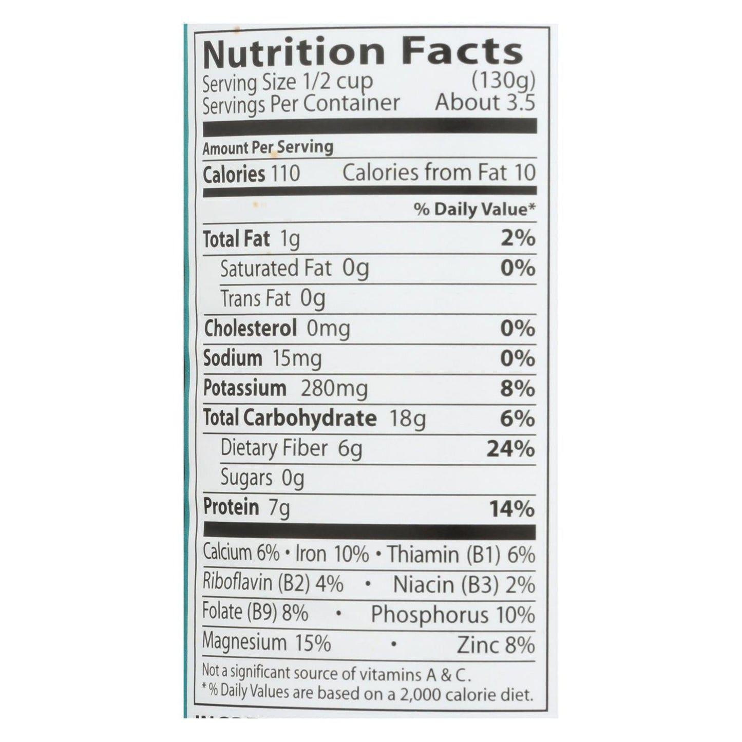 Eden Foods Organic Black Beans - 12 Pack, 15 Oz.