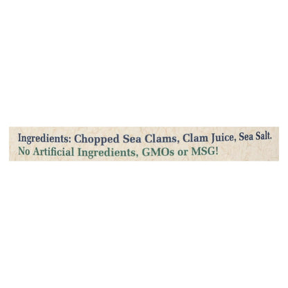 Bar Harbor 6.5 Oz Chopped Clams (Pack of 12)