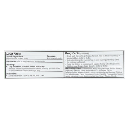 Spry Spearmint Fluoride Toothpaste (5 Oz. Pack)