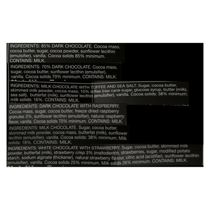 Divine Chocolate Mini-Bar Flight Collection (Pack of 12) - 3.2 Oz.