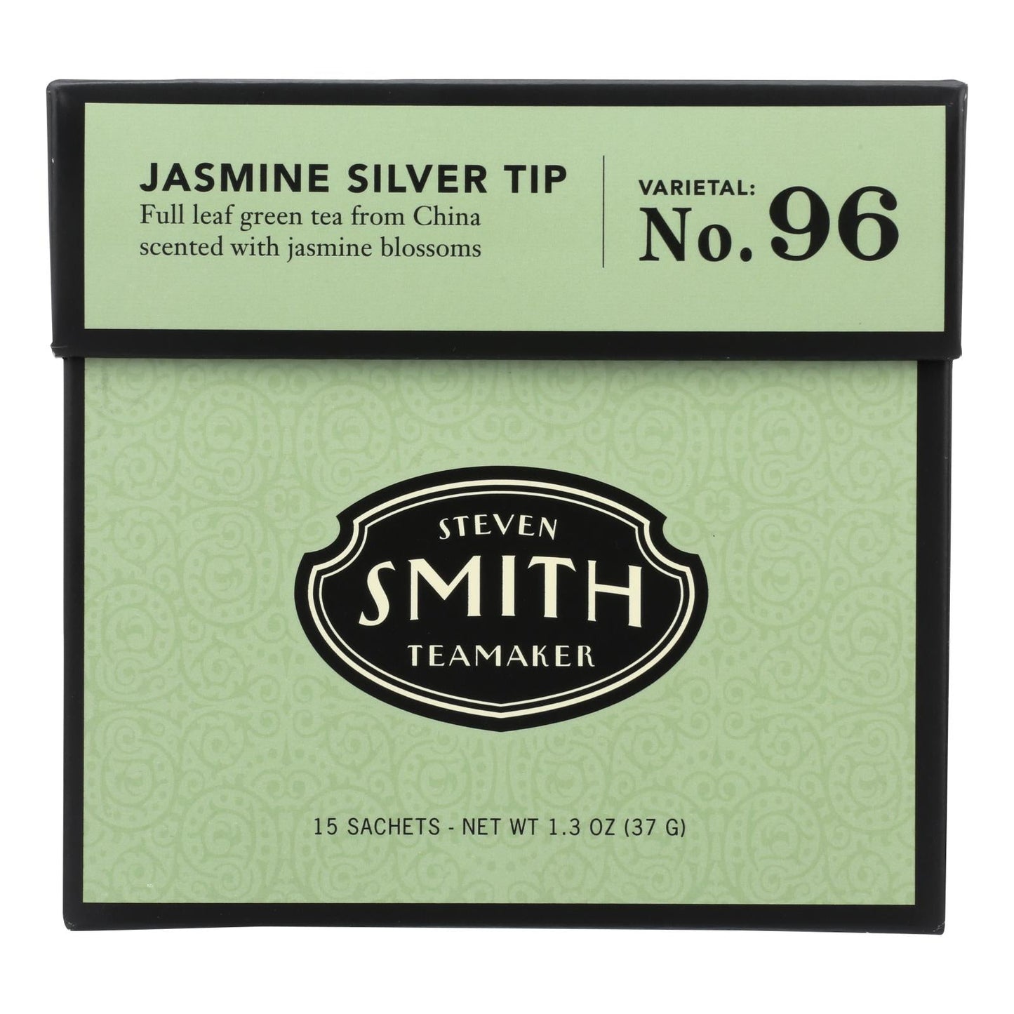 Smith Teamaker Jasmine Silver Tip Green Tea, Case of 6 (15 bags each)