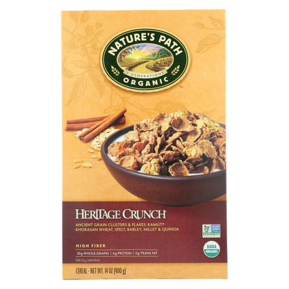 Nature's Path Organic Heritage Crunch Cereal, 14 Oz (Pack of 12)