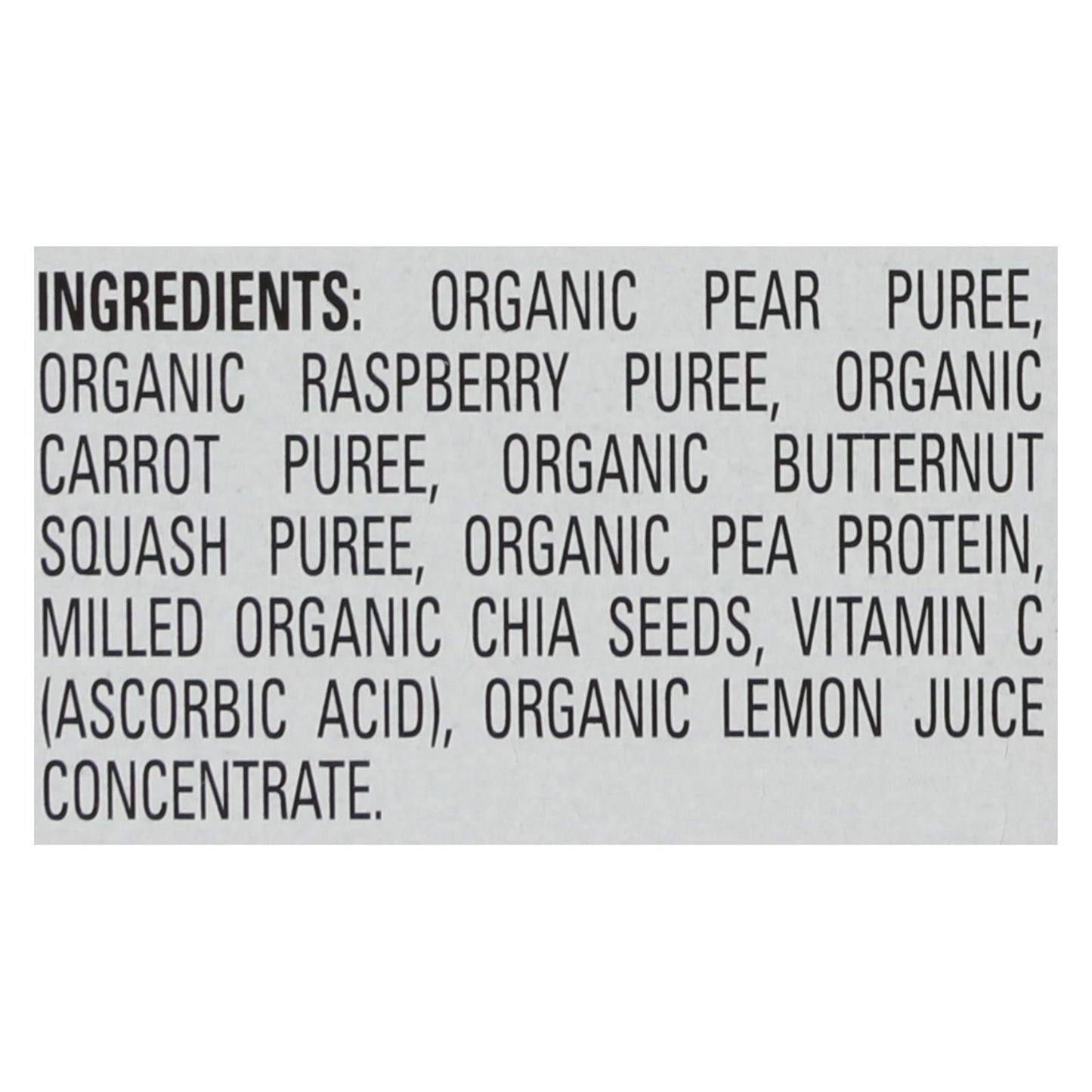 Happy Tot Organics Stage 4 Toddler Food: Pear, Raspberry, Butternut Squash & Carrot, 16 - 4 Oz Pouches