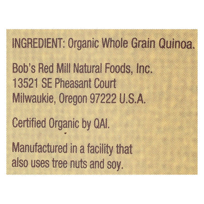 Bob's Red Mill Organic Quinoa, 26 oz., Pack of 4