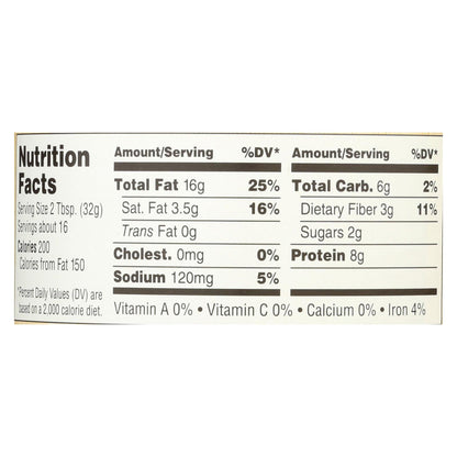 Woodstock Organic Easy Spread Peanut Butter, Smooth, Non-GMO, Case of 12 (18 oz)