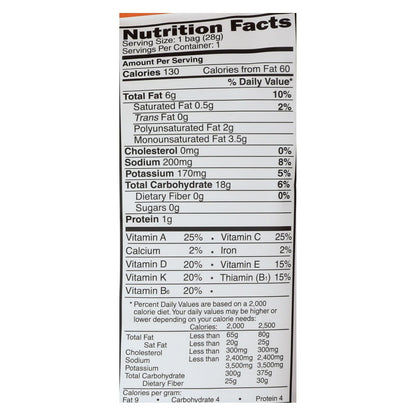 Good Health Sea Salt Veggie Straws (Pack of 24) - 1 Oz.
