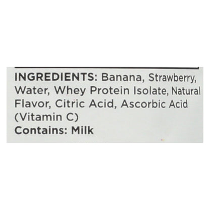 Fuel For Fire Strawberry Banana Smoothie (Pack of 12 - 4.5 Oz.)