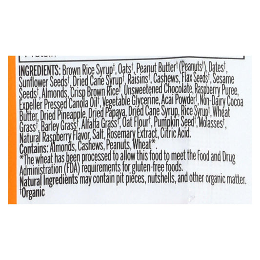 Pro Bar Organic Superfood Slam Bar, Vegan Protein Bars (12 Pk - 3 Oz Each)