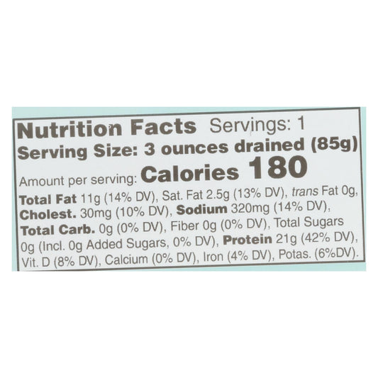 Wild Planet Wild Mackerel Fillets in Extra Virgin Olive Oil, 4.375 oz