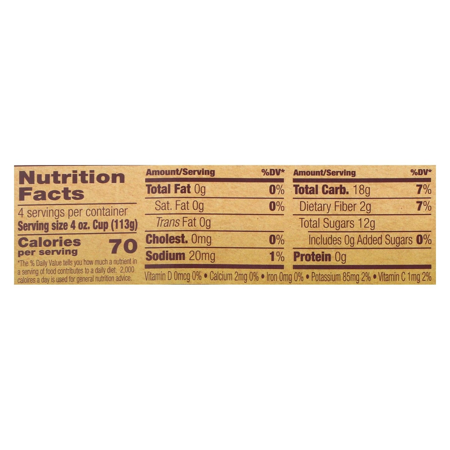North Coast Organic Applesauce 12x4 Oz.