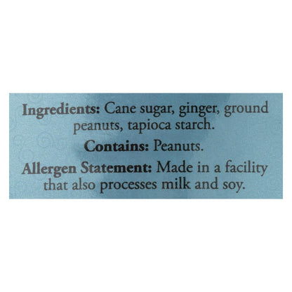 The Ginger People Peanut Chewy Ginger Candy 3 Oz.