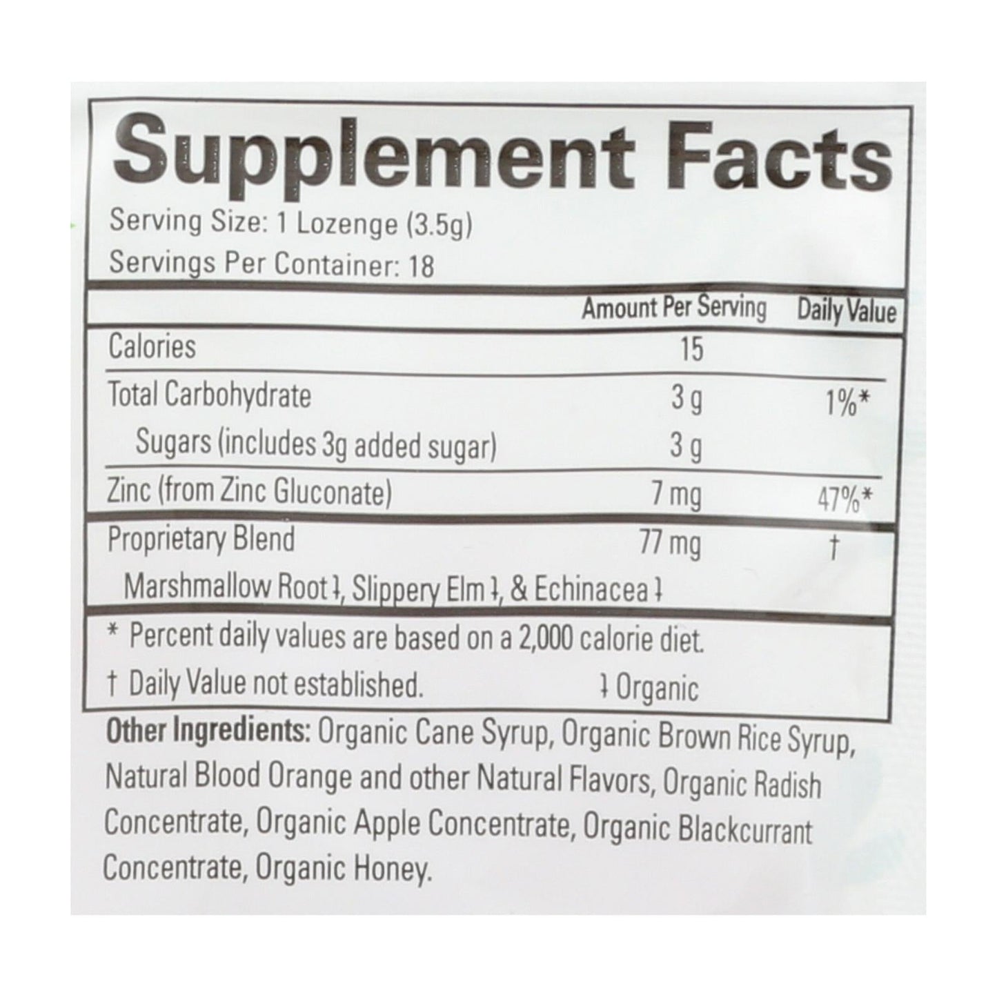Quantum Research Thera-Zinc Lozenges - Blood Orange, Immune Support Supplement