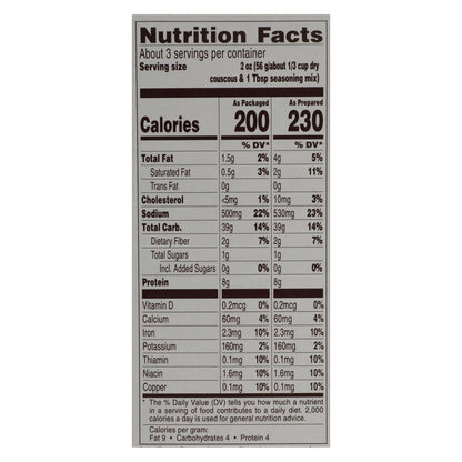 Near East Couscous Mix, Parmesan, Case of 12, 5.9 Oz