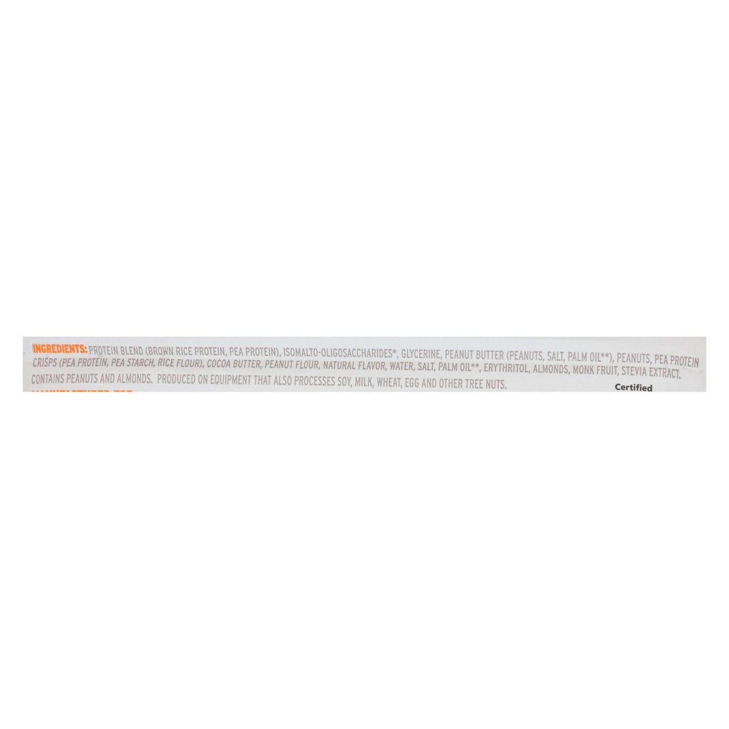 No Cow Chunky Peanut Butter Bar, High Protein, No Sugar Added (Pack of 12 - 2.12 Oz.)