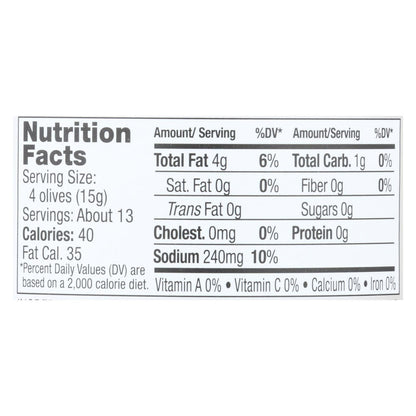 Jeff's Natural Kalamata Olives 7 Oz. Pack of 6