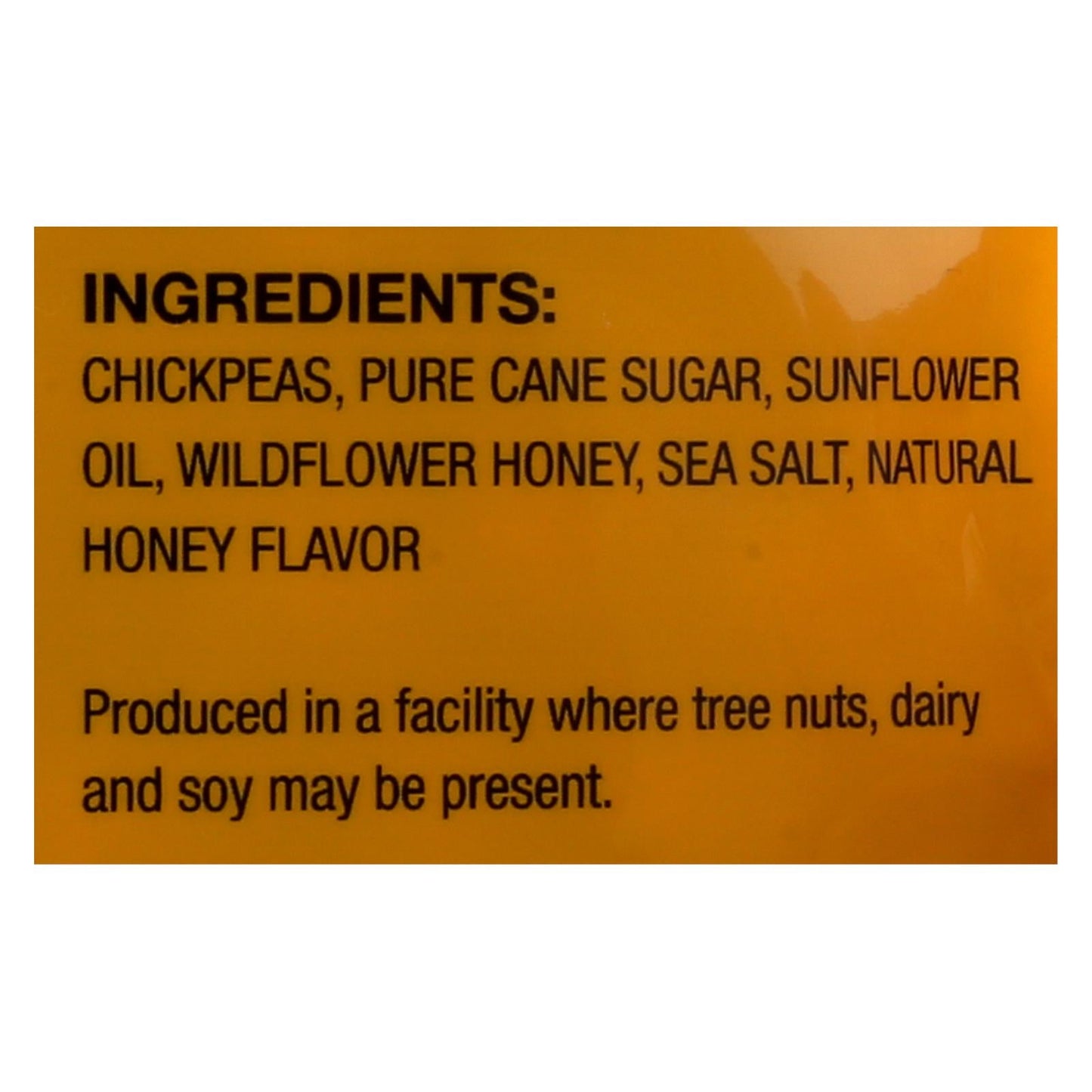 Biena Honey Roasted Chickpea Snacks - Sweet & Savory, 8 Pack of 5 Oz. Bags