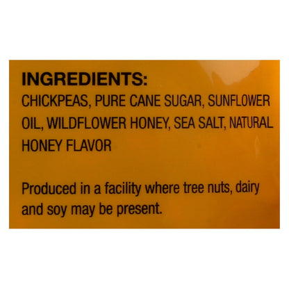 Biena Honey Roasted Chickpea Snacks - Sweet & Savory, 8 Pack of 5 Oz. Bags