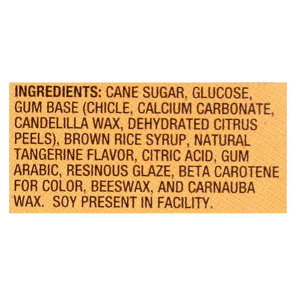 Glee Gum Chewing Gum - Tangerine (12 Packs of 16 Pieces)