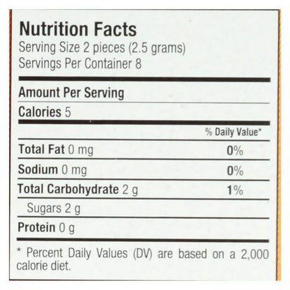 Glee Gum Chewing Gum - Tangerine (12 Packs of 16 Pieces)