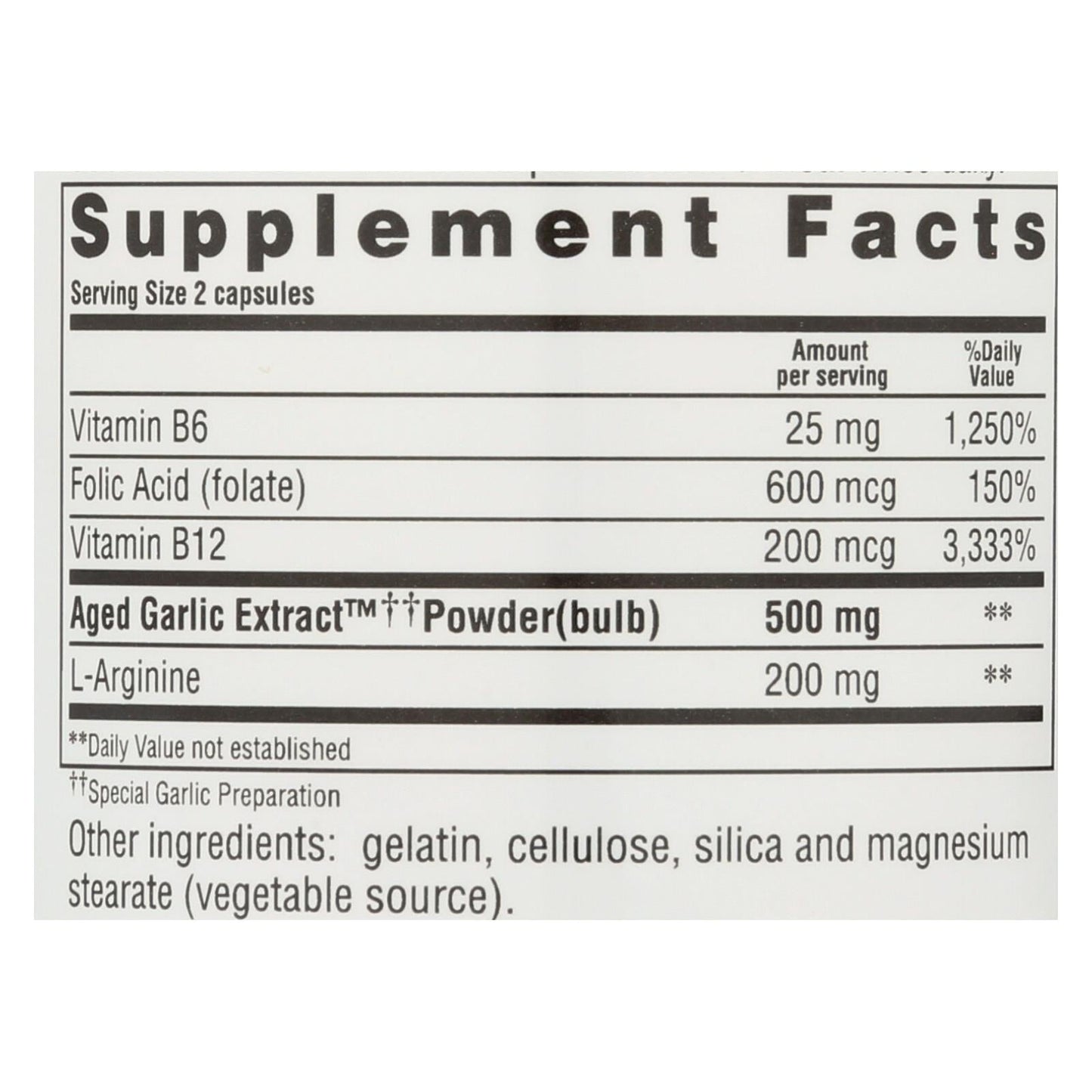 Kyolic Aged Garlic Extract: Heart Health Formula 100 Capsules