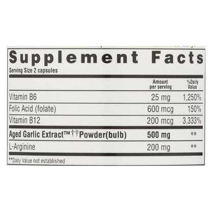 Kyolic Aged Garlic Extract: Heart Health Formula 100 Capsules