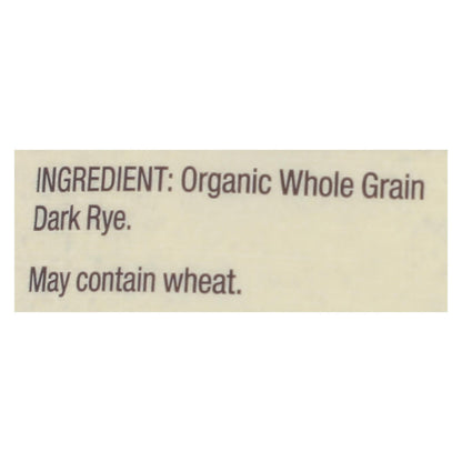 Bob's Red Mill Organic Stone Ground Rye Dark (Pack of 4 - 20 Oz.)