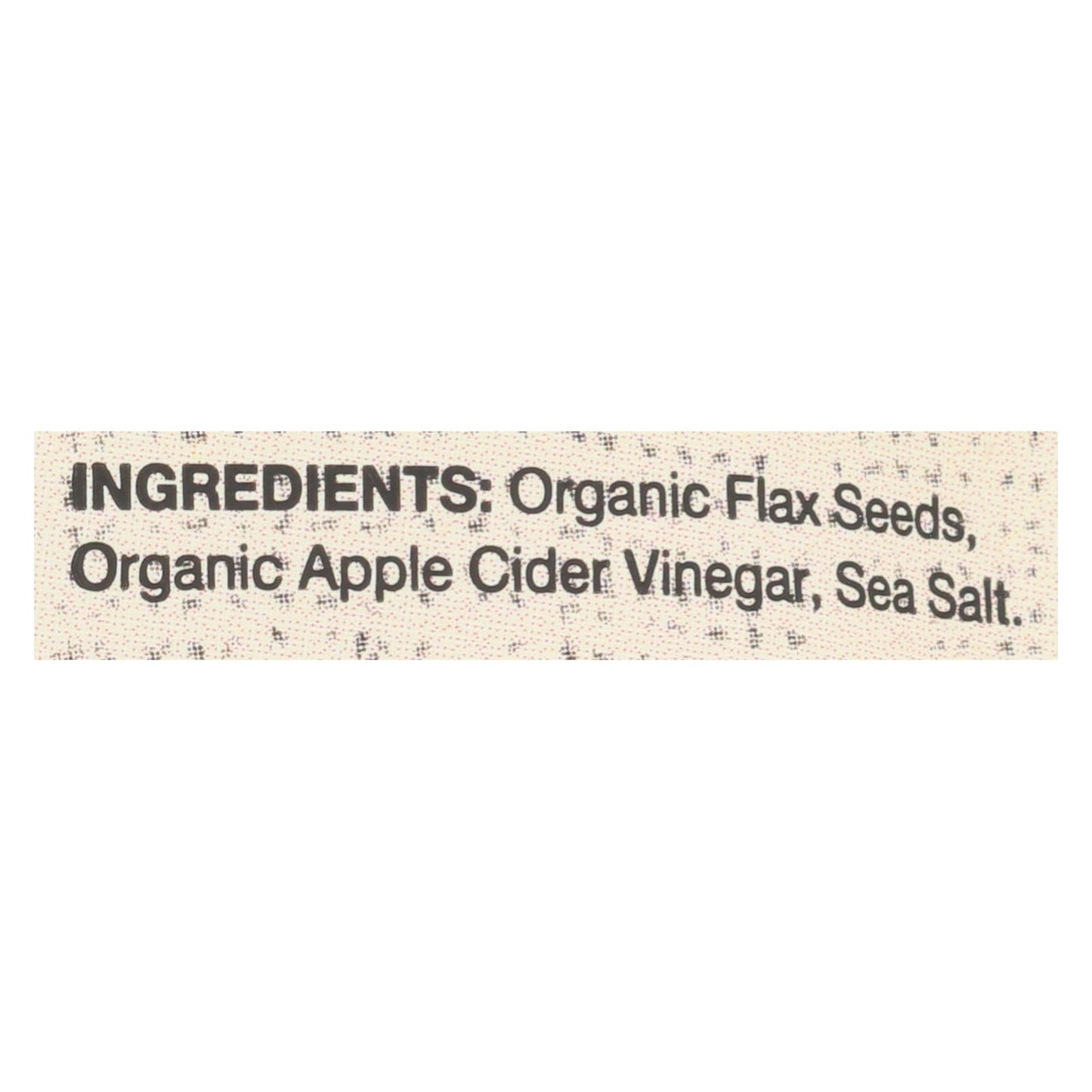 Doctor In The Kitchen Organic Flax Seed Crackers - Sea Salt (Pack of 6 - 5 Oz.)