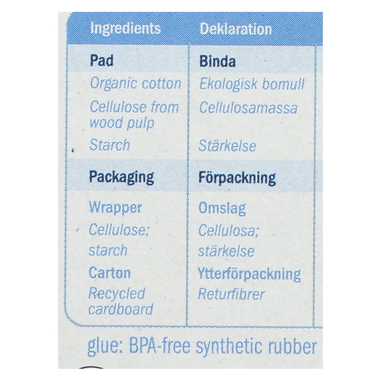 Natracare Organic Cotton Ultra Long Winged Pads (Pack of 10)