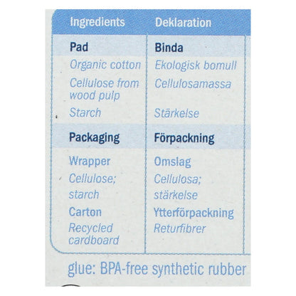 Natracare Organic Cotton Ultra Long Winged Pads (Pack of 10)