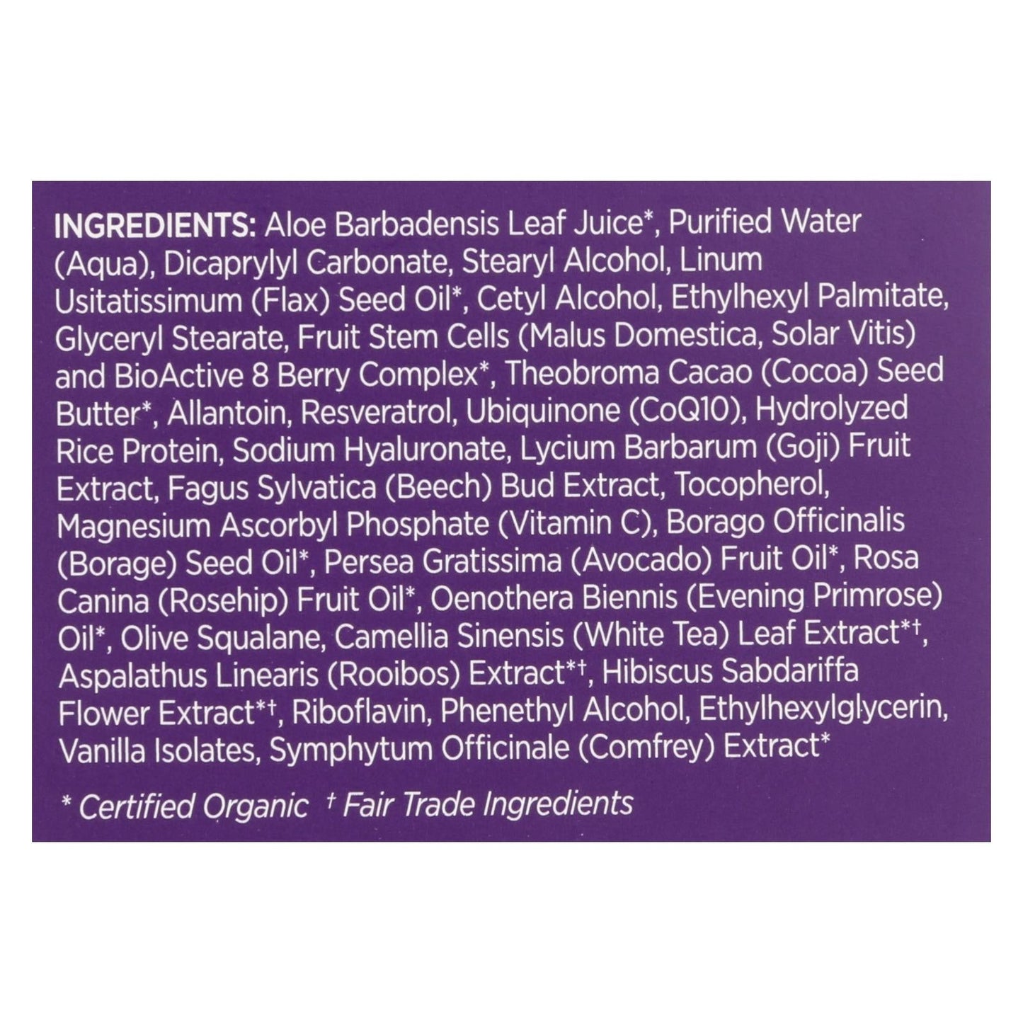Andalou Naturals Resveratrol Q10 Overnight Age-Defying Night Repair Cream (1.7 Fl Oz)